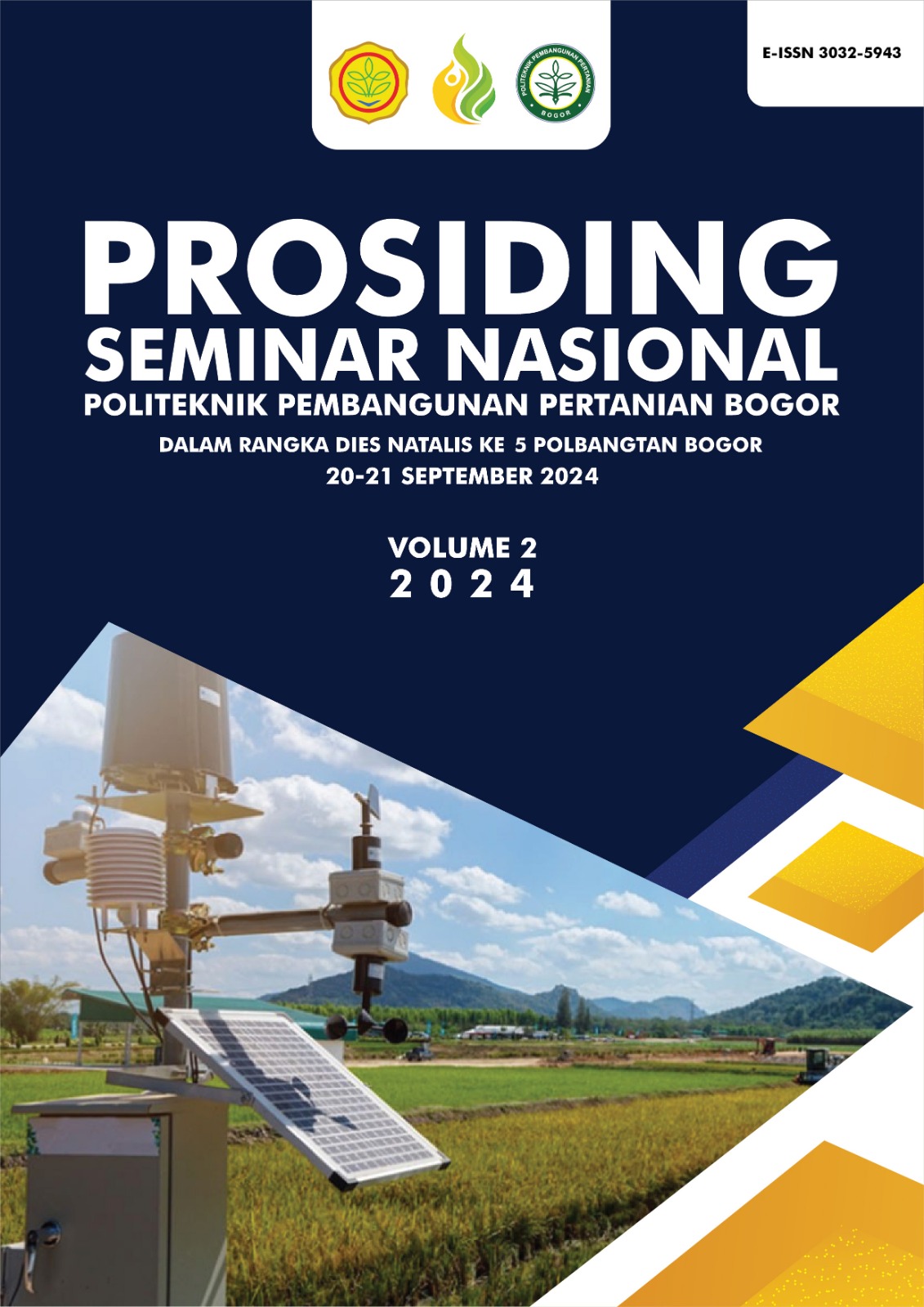 					View Vol. 2 No. 2 (2024): Prosiding Seminar Nasional Politeknik Pembangunan Pertanian Bogor (Issue In Progress)
				